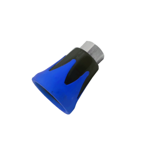 PROTECTOR LANZA AZUL-NEGRO INOX.